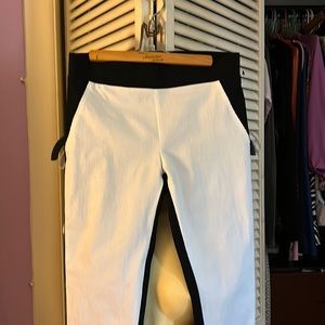 Jeggins white front black back very skinny very classy runs petit size